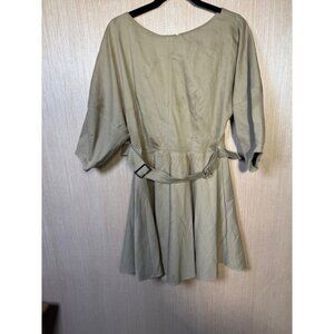 Nocturne $180 a-line belted 3/4 sleeve career dress SIZE 49